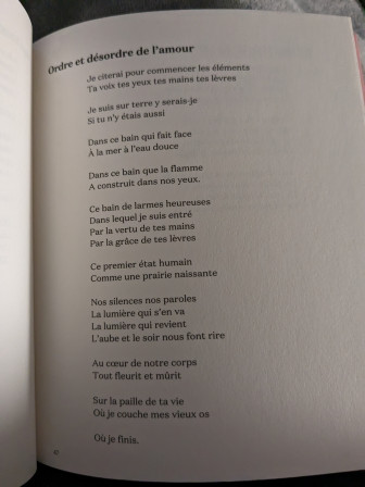 Le poème "Ordre et désordre de l'amour" de Paul Eluard